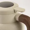 Available in multiple colors: black, beige, white and red thermos Application Scenario